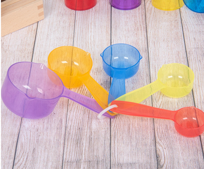 Tickit Tasses à mesurer translucides - Lot de 5