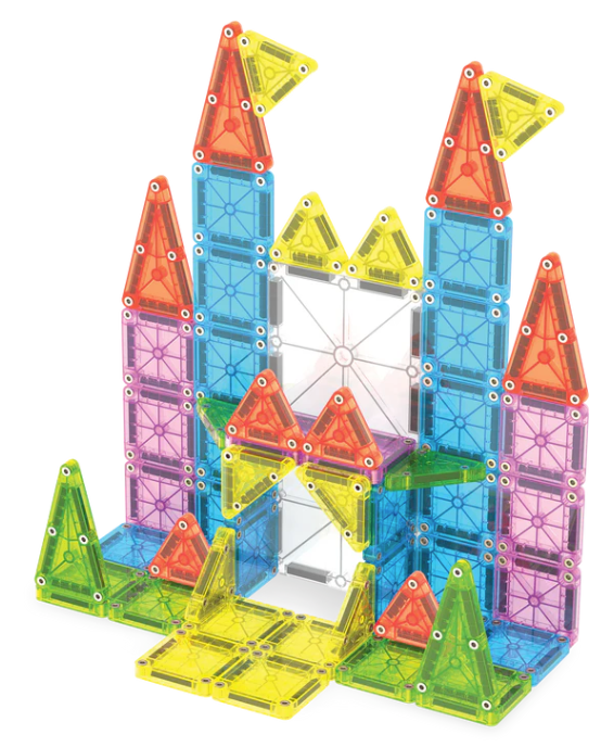 Magna-Tiles Jeu magnétique Set de voyage Deluxe - 55 pièces