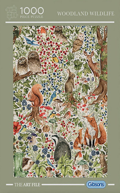 Puzzle 1000 pièces – Woodland Wildlife