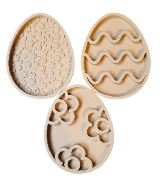 Kiddi Moule jeu sensoriel - Oeufs de Pâques - lot de 3