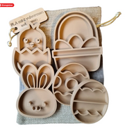 Kiddi Mini Moules Pâques - Lot de 5