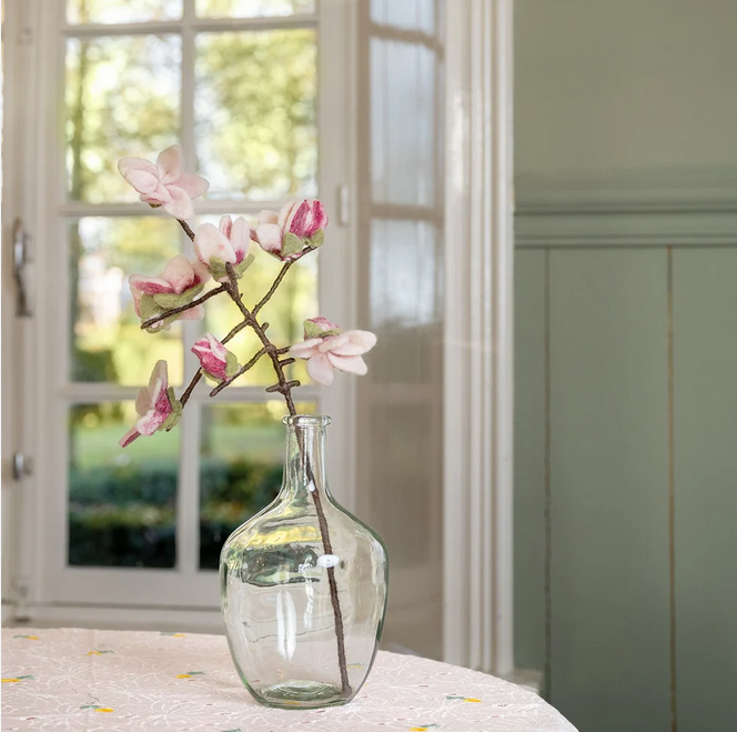 Sjaal met Verhaal Branche de Fleurs de Magnolia en feutrine de laine