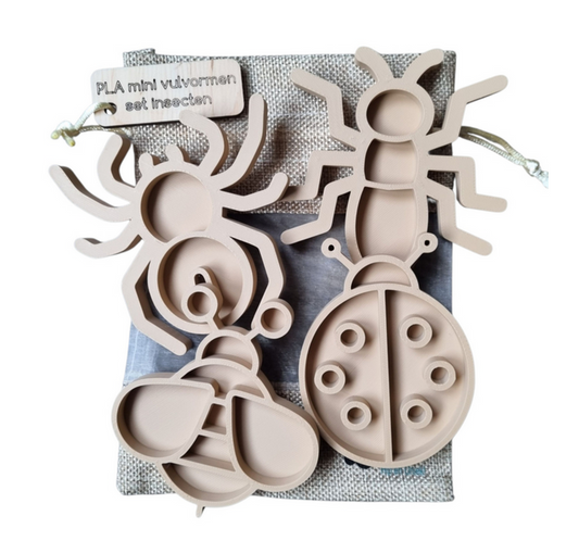 Kiddi Mini Moules Les Insectes - Lot de 4