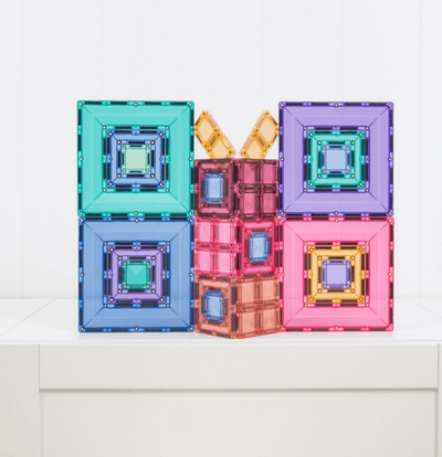 Connetix Jeu magnétique Portails colorés - Pastel Portal pack 48 pièces