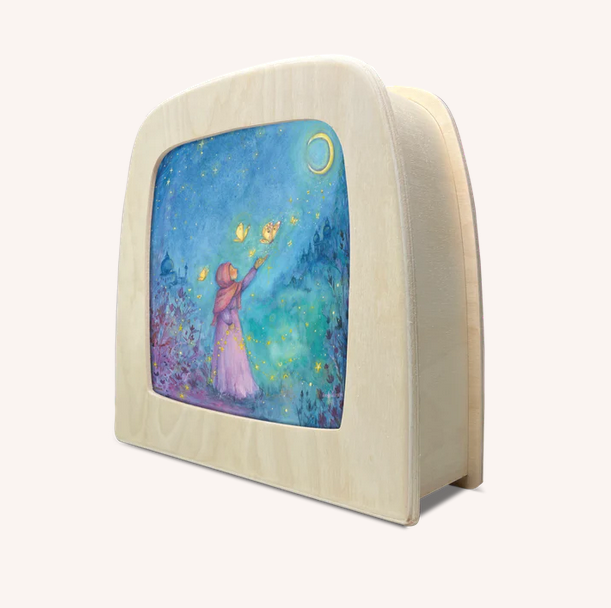 Carte à insérer pour Lampe Toverlux - Anne Illustraties - Luna Butterflies
