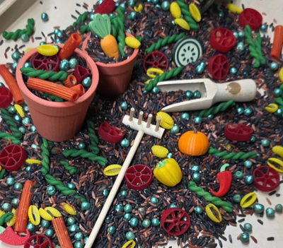 Pour and Play Mix Légumes Lot complet pour le jeu sensoriel - SensoryFun