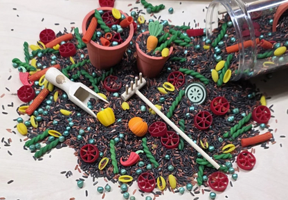 Pour and Play Mix Légumes Lot complet pour le jeu sensoriel - SensoryFun
