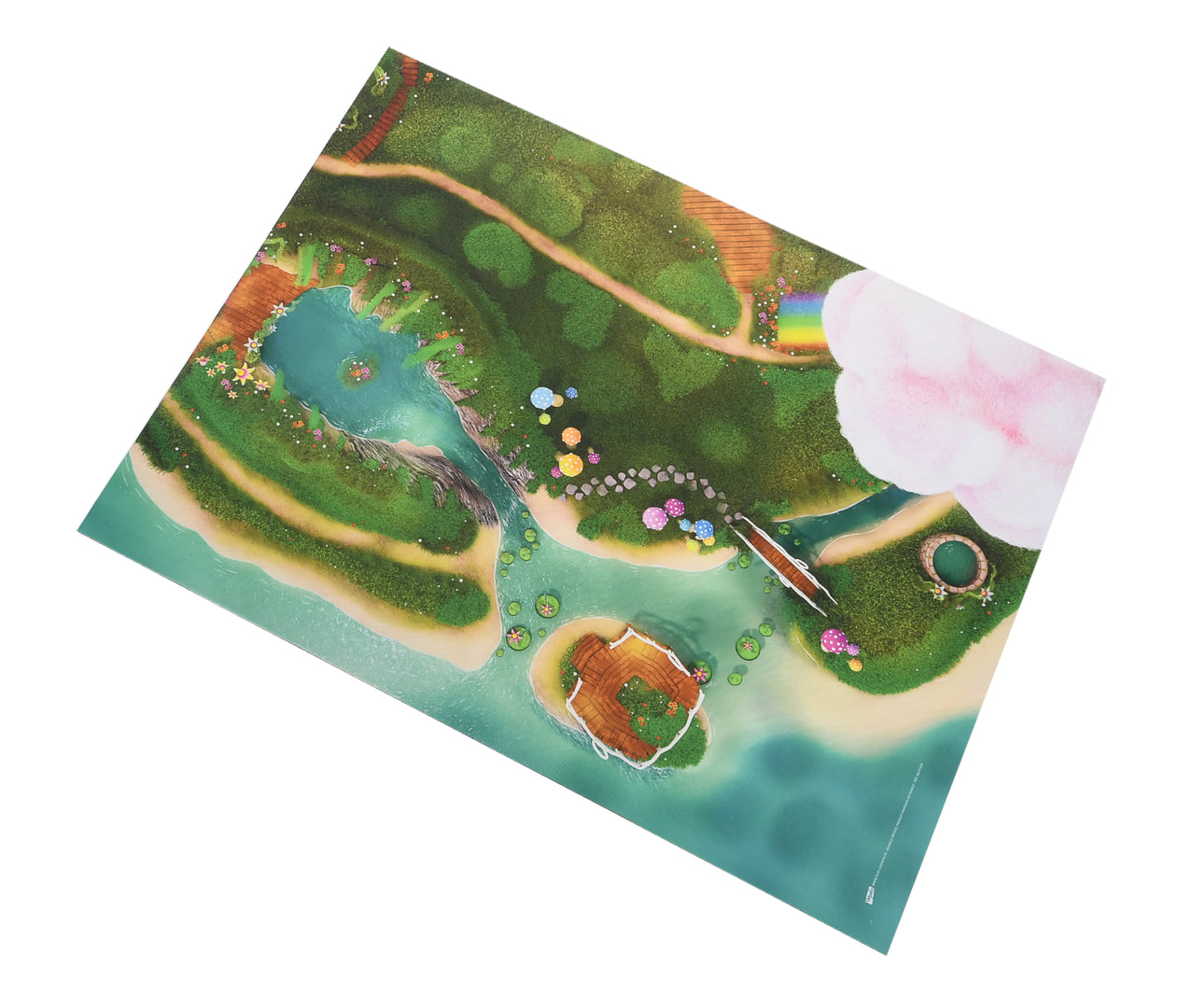Tapis de jeu Carpeto Lagon féérique 120 X 90 cm