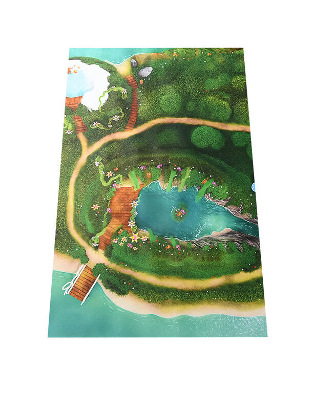 Tapis de jeu Carpeto Lagon féérique 90 X 60 cm