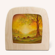 Carte à insérer pour Lampe Au fil des Saisons - Illustratrice Baukje Exler - Autumn Leaves
