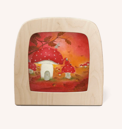 Carte à insérer pour Lampe Au fil des Saisons - Illustratrice Baukje Exler - Red Autumn