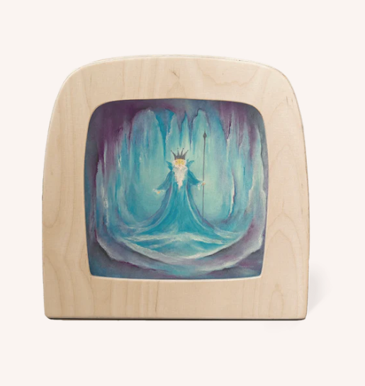 Carte à insérer pour Lampe Au fil des Saisons - Illustratrice Baukje Exler - The White King