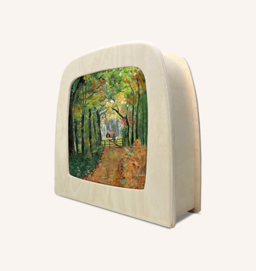 Carte à insérer pour Lampe Au fil des Saisons - Illustratrice Gwen - Autumn Stroll