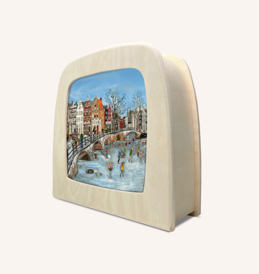 Carte à insérer pour Lampe Au fil des Saisons - Illustratrice Gwen - Canal Skating