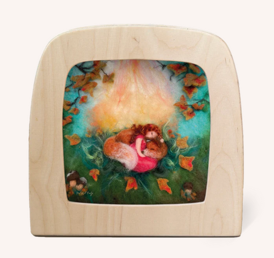 Carte à insérer pour Lampe Au fil des Saisons - Illustratrice Het wol Feetje - Autumn Snooze