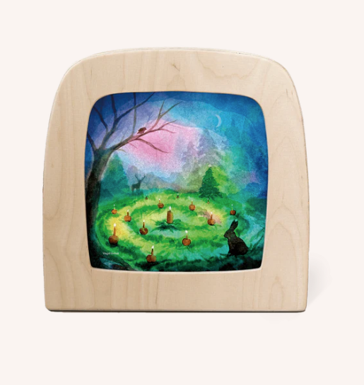 Carte à insérer pour Lampe Au fil des Saisons - Illustratrice Vogel Geluk - Advent Garden