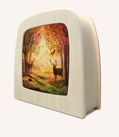 Carte à insérer pour Lampe Au fil des Saisons - Illustratrice Vogel Geluk - Komorebi