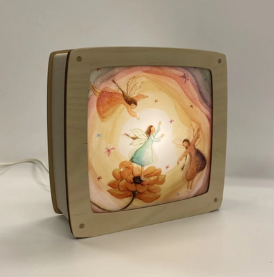 Carte à insérer pour Lampe Au fil des Saisons - Illustratrice Bijdehansje - Butterfly Fairies