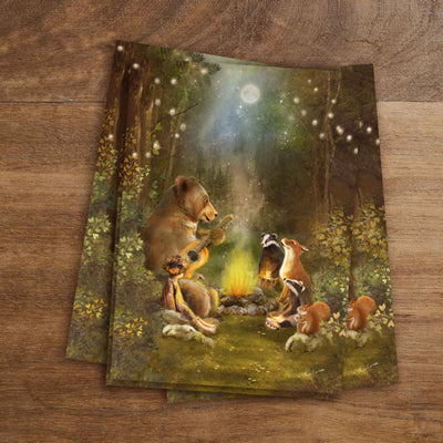 Carte Postale Feu de Camp - Campfire Song