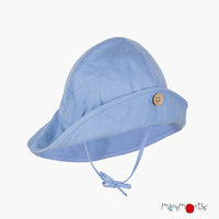 ManyMonths Chapeau d'été Chanvre/coton bio Della Robbia Blue