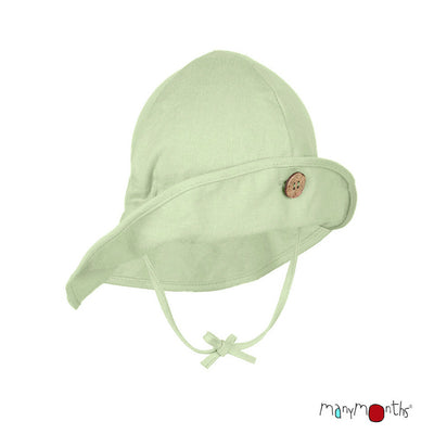 ManyMonths Chapeau d'été Chanvre/coton bio Jade Green