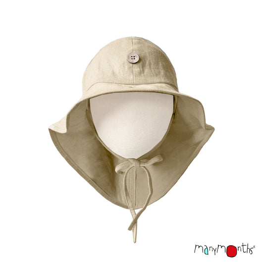 ManyMonths Chapeau d'été Original Chanvre/coton bio Beach Dust