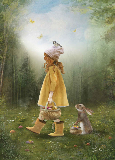 Carte Postale La chasse aux Oeufs - Egg Search