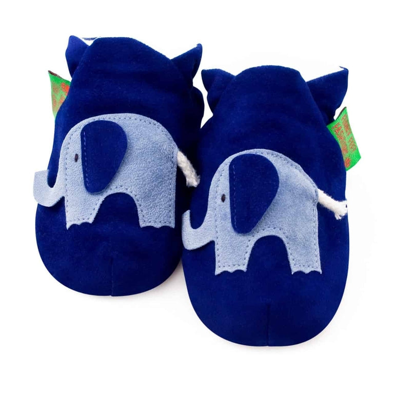 Chaussons souples Funky Feet Elephant Blue