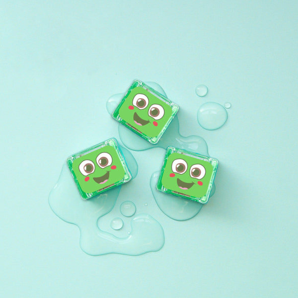 Glo Pals Cubes lumineux Vert Christmas - Lot de 4