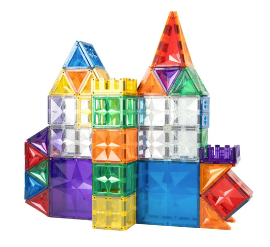Cleverclixx jeux magnétiques Inventive Pack Intense- 110 pièces + 15 pièces pailletés Offertes!