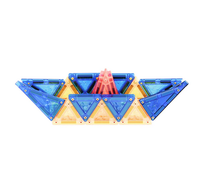 Cleverclixx Jeux magnétiques MINI pack Pastel - 28 pièces + boite de transport