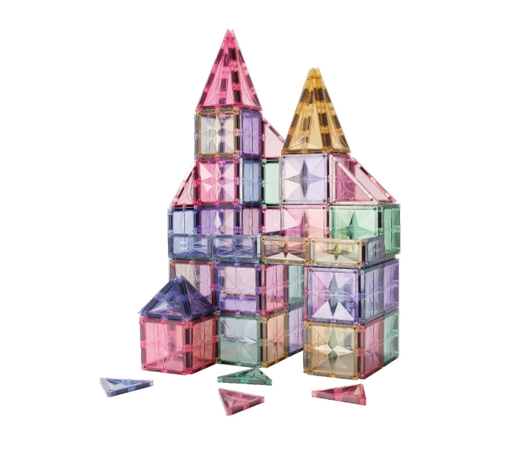 Cleverclixx Mega Pack Pastel - Jeu magnétique 210 pièces