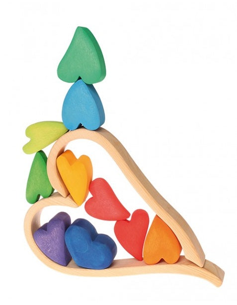 Cœurs Arc en Ciel - Jeu de construction Grimm's