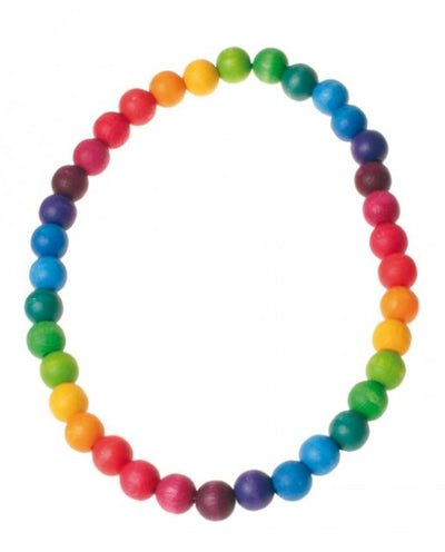 Collier Arc-en-ciel perles 12mm GRIMM's
