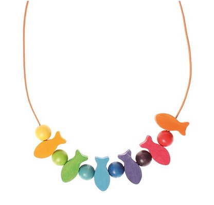 Collier poissons en bois GRIMM's