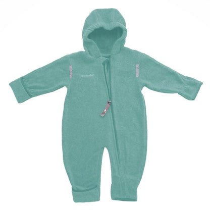 HOPPEDIZ Combinaison en coton BIO Bleu polaire