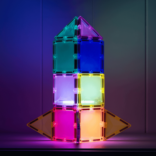 Connetix Jeu magnétique Etoile lumineuse 28 pièces