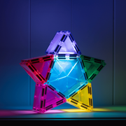 Connetix Jeu magnétique Etoile lumineuse 28 pièces