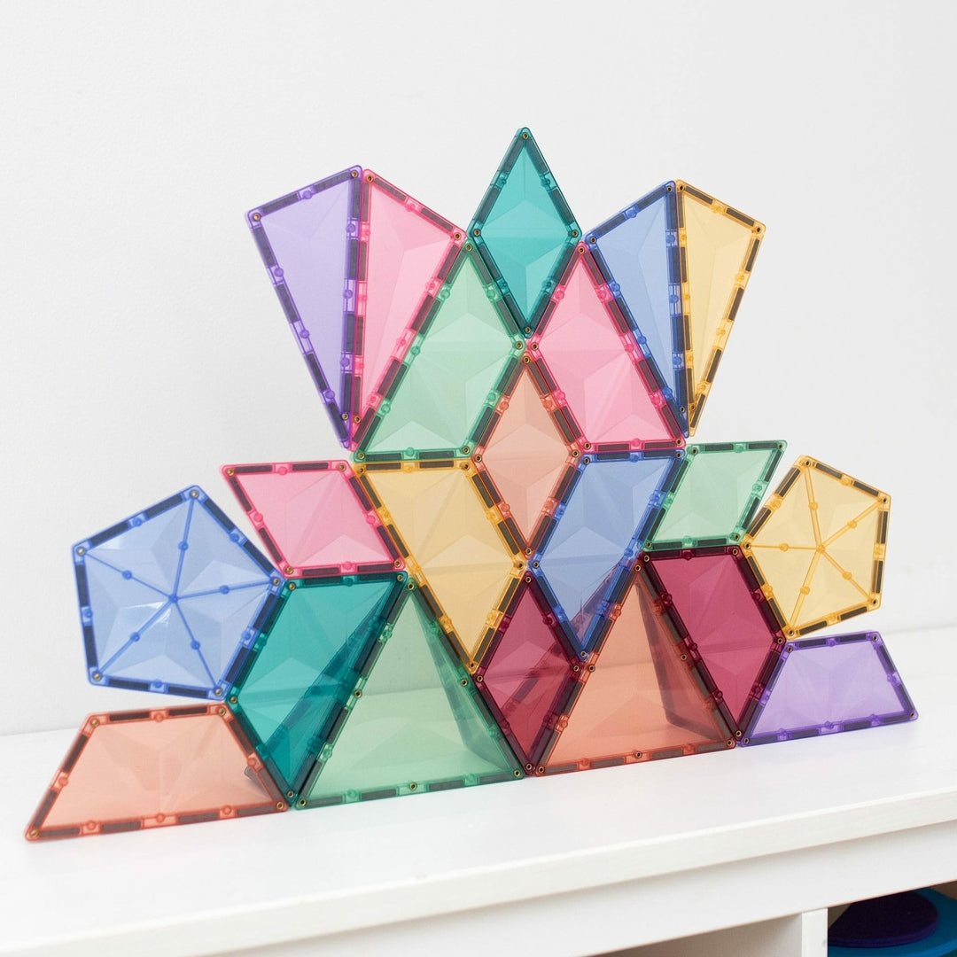 Connetix Jeu magnétique Formes Pastel Lot de 48