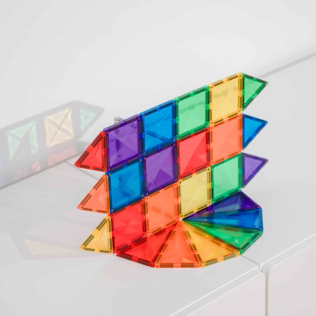 Connetix Jeu magnétique Mini pack Arc-en-ciel 24 pièces