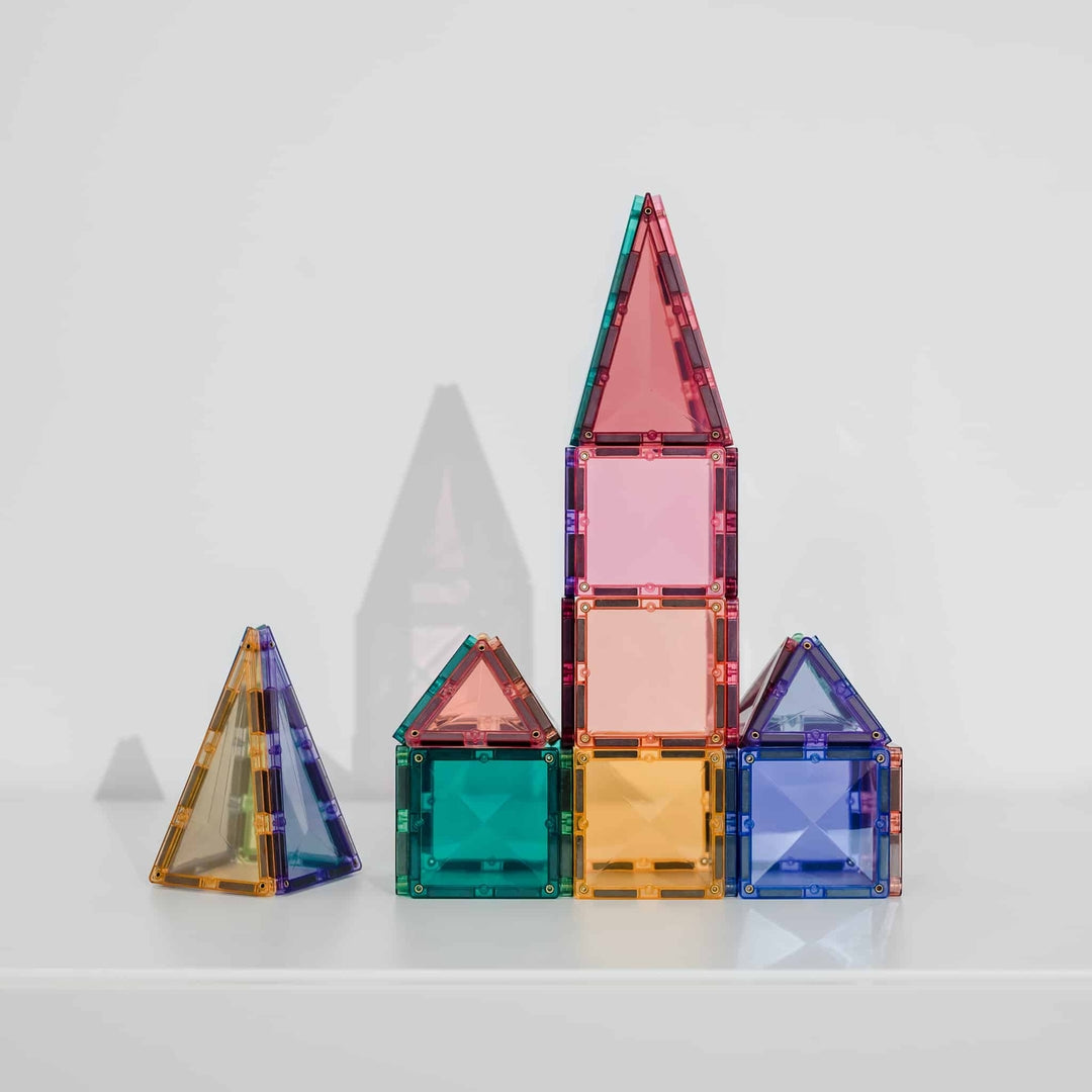 Connetix Jeu magnétique Mini pack Pastel 32 pièces