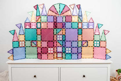 Connetix Jeu magnétique Pack Créatif Pastel - 120 pièces