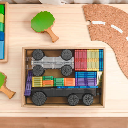 Connetix Jeu magnétique Pack de transport 50 pièces
