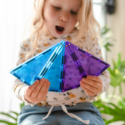 Connetix Jeu magnétique Pack géométrie Arc-en-ciel - 30 pièces