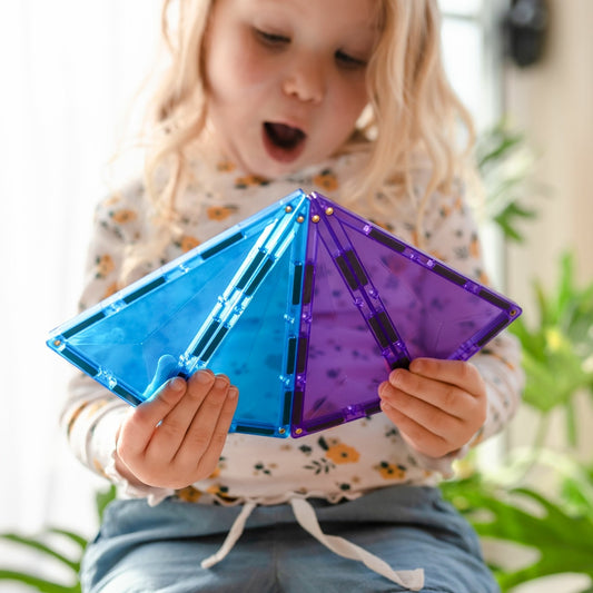 Connetix Jeu magnétique Pack géométrie Arc-en-ciel - 30 pièces