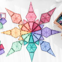 Connetix Jeu magnétique Pack Géométrie Pastel - 40 pièces