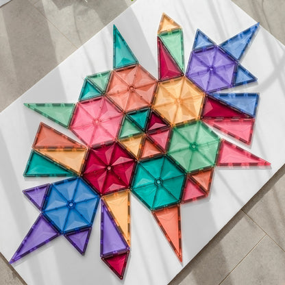 Connetix Jeu magnétique Pack Géométrie Pastel - 40 pièces