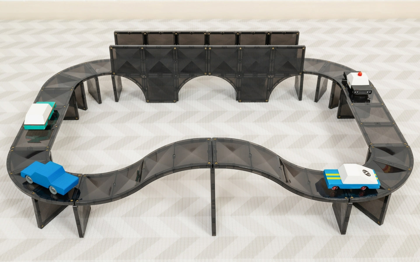 Connetix Jeu magnétique Route créative - Lot de 48