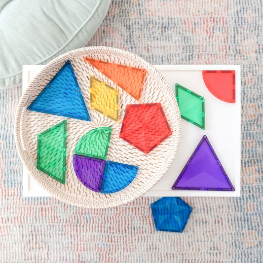 Connetix Tiles Jeu magnétique Formes Arc-en-ciel Lot de 36