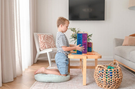 Connetix Tiles Jeu magnétique Rectangles arc-en-ciel Lot de 18